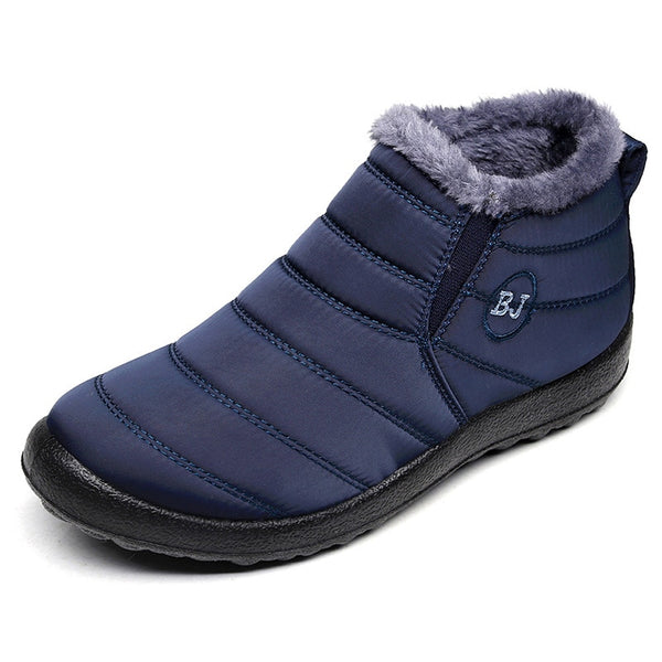 Winter Shoes Men Boots 2019 Men Snow Boots Fashion Men Ankle Boots Waterproof Shoes Warm Fur Slip On Male Shoes