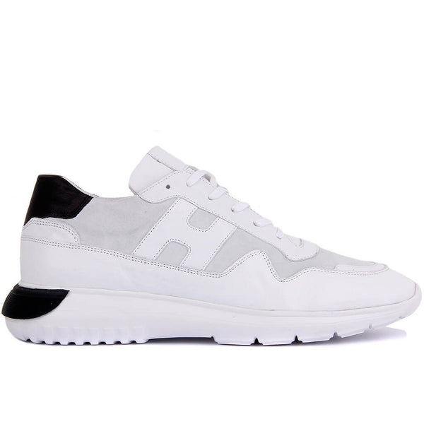 Sail-Lakers Genuine Leather Men's Casual Shoes Sneaker Comfortable Casual Shoes Men Breathable Walking Shoes Lightweight Sneakers Black Footwear Men Lace Up Running Shoes