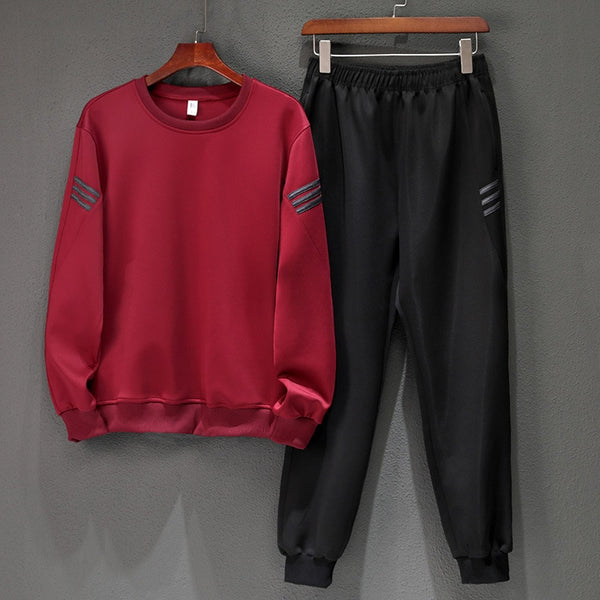 Men's Set Jogging Homme Workout Fitness Tracksuit Men Long Sleeves Sweatshirts Sporting Suit Pant Set Men Trainingspak Mannen