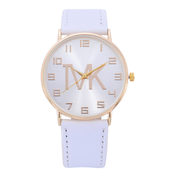 reloj mujer 2019 New Luxury Brand TVK Casual Watch Fashion Women Leather Belt Quartz Wristwatch Men Casual Outdoor Watches Chasy