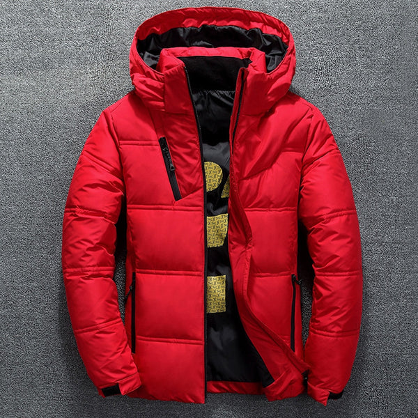 Down jacket men's high quality warm casual thick coat Parka men's slim warm outside down jacket Christmas Gift Men's winter jack