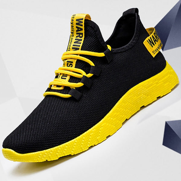 Men's shoes Sports shoes Running Air mesh Breathable Sturdy Sole Summer men's sneakers Light weight Nonslip Male footwear