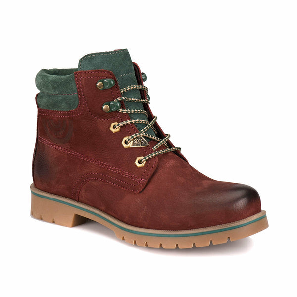 FLO Men Boots Dark Red Color Winter Autumn Season Fashion Comfortable Men's Casual Boots Shoes Мужские ботинки A1305068 KINETIX