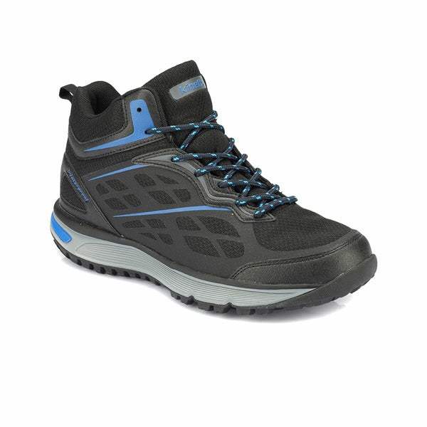 FLO FOREST HI WP Black Men 'S Trekking Shoes KINETIX