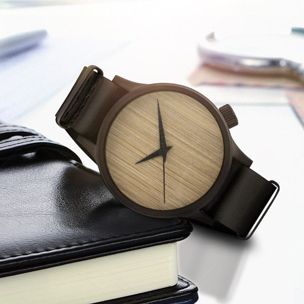 Casual Bamboo Watch Analog Wristwatch Fashion Wooden Watch Business Men's And Women's Watches Female Clock