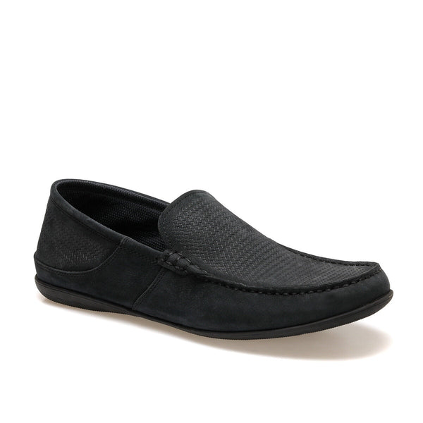 FLO Men Loafers Moccasins Dark Blue Men Classic Shoes Men Casual Shoes Fashion Men Shoes Slip On Men's Flats Male Driving Shoes Flogart GZL-50 GEL