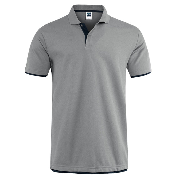 Camisa Polo Mens Marcas de Roupas de Verão 2019 Algodão Camisas Pólo de Manga Curta Homens Tamanho Grande Camisa Polos Camisa