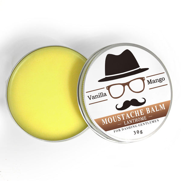 30G Gift Natural Beard Oil Conditioner Beard Balm for Beard Growth and Organic Moustache Wax for Beard Styling