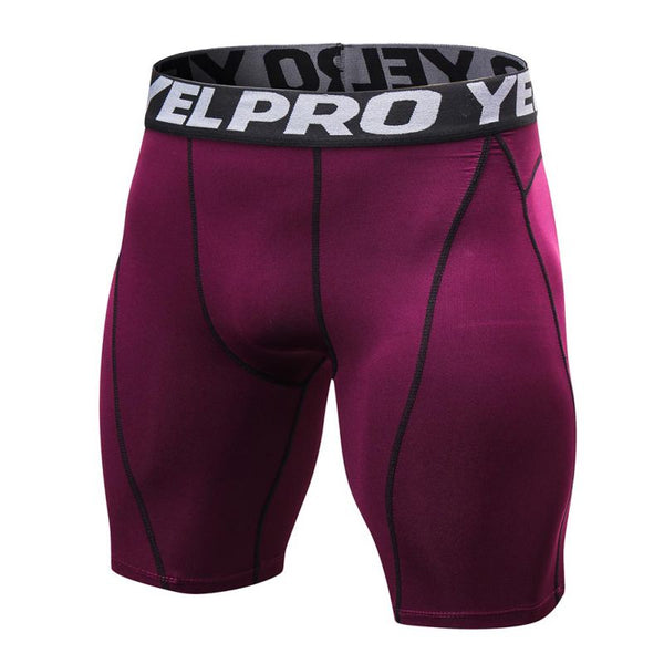 Sport Shorts Mens Compression Shorts Summer Letter Print Shorts Bodybuilding Men Shorts Fitness Tights Elasitc Waist Shorts