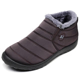 Winter Shoes Men Boots 2019 Men Snow Boots Fashion Men Ankle Boots Waterproof Shoes Warm Fur Slip On Male Shoes