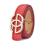 New Designer Kids Belt Strap Hight Quality Luxury Brand Fashion Pu Leather Children Belt Boys/girls Buckle Pants Belts Pants