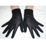 1pair Pure Silk Black Liner Inner Thin Gloves Bike Motorcycle Soft Sport Gloves Driving Cycling Party Gloves One Size CYF9165