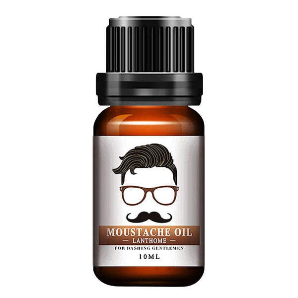1pc Men Natural Organic Styling Moustache Oil Moisturizing Smoothing Dashing Gentlemen Beard Oil Face Hair Care Top Quality
