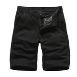 2020 Brand New Mens Cargo Shorts High Quality Black Military Short Pants Men Cotton Solid Casual Beach Shorts Men Summer Bottom