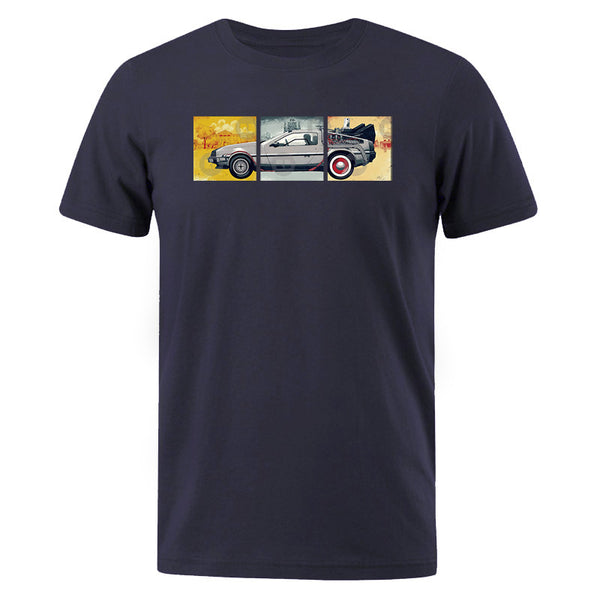 Summer Cotton T-shirt Men/women Classic Movie Series Back to the Future Men's T-shirt Casual Tops Tees Short Sleeve Tshirt