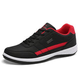 NAUSK Fashion Men Sneakers for Men Casual Shoes Breathable Lace Up Mens Casual Shoes Spring Leather Shoes Men Chaussure Homme