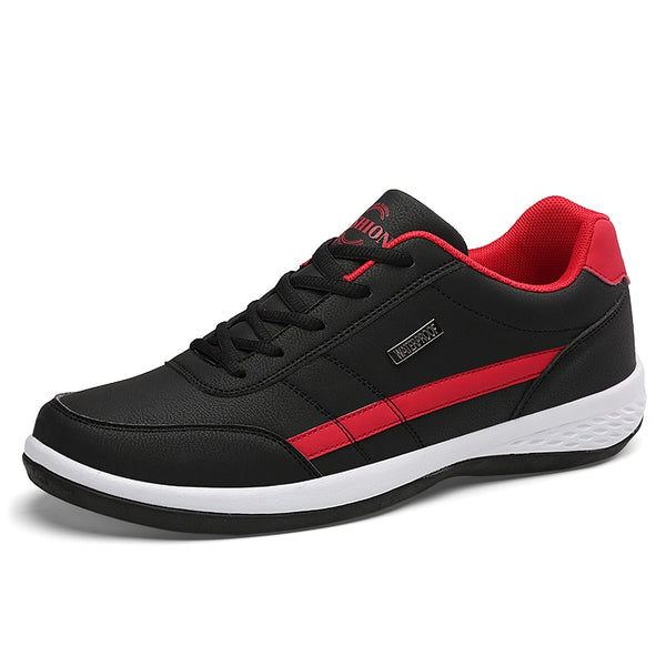 NAUSK Fashion Men Sneakers for Men Casual Shoes Breathable Lace Up Mens Casual Shoes Spring Leather Shoes Men Chaussure Homme