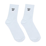 2019 New Simple Fashion Men's Women's Unisex Letters Casual F-Off Printed Skateboard Funny Socks