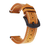 Cowhide Watch band Leather Wrist Strap 18mm 20mm 22mm Vintage Double sided Calf Skin Watch Band Quick Release