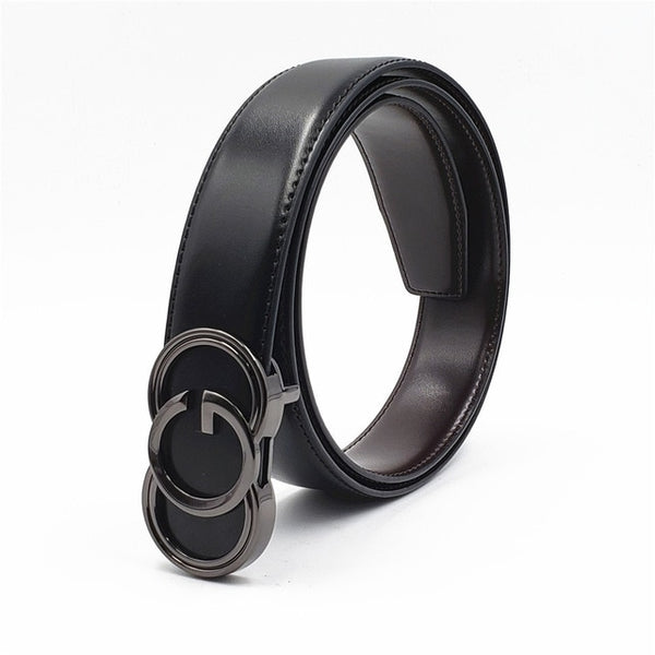 Luxury Designer Belts for Men Women High Quality Genuine Real Leather Strap Retro Buckle Cowskin Belt Smooth Buckle Belt