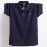 Summer Men Polo Shirt Brand Clothing Pure Cotton Men Business Casual Male Polo Shirt Short Sleeve Breathable Soft Polo Shirt 5XL