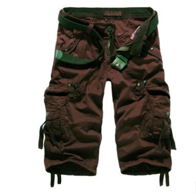 8 Colors Plus Size 29-42 New Brand Summer Camouflage Loose Cargo Shorts Men Camo Summer Short Pants Homme Cargo Shorts NO BELT