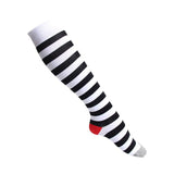 Multi-color Compression Socks 20-30 Mmhg Women Men Thigh Fit Stretch Pressure Outdoor Party Elastic Nursing Socks For Male
