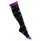 Multi-color Compression Socks 20-30 Mmhg Women Men Thigh Fit Stretch Pressure Outdoor Party Elastic Nursing Socks For Male