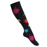 Multi-color Compression Socks 20-30 Mmhg Women Men Thigh Fit Stretch Pressure Outdoor Party Elastic Nursing Socks For Male