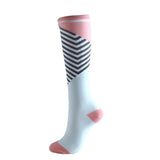 Multi-color Compression Socks 20-30 Mmhg Women Men Thigh Fit Stretch Pressure Outdoor Party Elastic Nursing Socks For Male