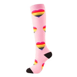 Multi-color Compression Socks 20-30 Mmhg Women Men Thigh Fit Stretch Pressure Outdoor Party Elastic Nursing Socks For Male