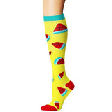 Multi-color Compression Socks 20-30 Mmhg Women Men Thigh Fit Stretch Pressure Outdoor Party Elastic Nursing Socks For Male