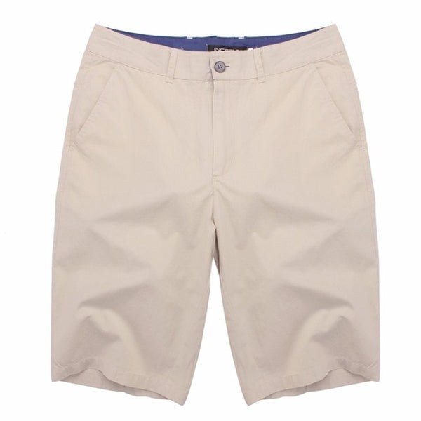 2019 Casual Summer Shorts Men Cotton Knee Length chinos shorts Vintage Casual Men Shorts Fashion masculina Big Large Size 44