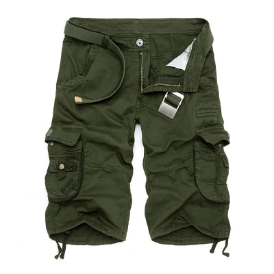 Mens Military Cargo Shorts 2020 Brand New Army Camouflage Tactical Shorts Men Cotton Loose Work Casual Short Pants Plus Size