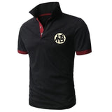 New Men polo Shirts Dragon Ball Cute Goku Retro Anime Men Crew Neck Short Sleeve polos Printed Shirts