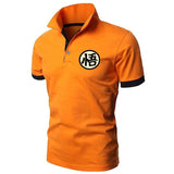 New Men polo Shirts Dragon Ball Cute Goku Retro Anime Men Crew Neck Short Sleeve polos Printed Shirts