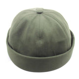New Arrival Men Women Skullcap Hat Cap Casual Docker Sailor Mechanic Brimless Unisex Cotton Sun Cap Korean Style Hip Hop Hat
