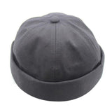 New Arrival Men Women Skullcap Hat Cap Casual Docker Sailor Mechanic Brimless Unisex Cotton Sun Cap Korean Style Hip Hop Hat