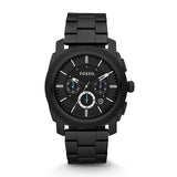 FOSSIL Machine Chronograph Black Stainless Steel Mens Watch Quartz Watch Luxury Wrist Watches 2019 FS4552
