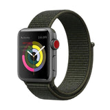 Sport Loop Nylon Apricot Band 44mm 40mm For Apple Watch 5/4 Fabric Strap 42mm 38mm For Iphone Series 3/2/1