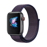 Sport Loop Nylon Apricot Band 44mm 40mm For Apple Watch 5/4 Fabric Strap 42mm 38mm For Iphone Series 3/2/1