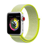 Sport Loop Nylon Apricot Band 44mm 40mm For Apple Watch 5/4 Fabric Strap 42mm 38mm For Iphone Series 3/2/1
