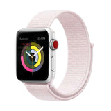 Sport Loop Nylon Apricot Band 44mm 40mm For Apple Watch 5/4 Fabric Strap 42mm 38mm For Iphone Series 3/2/1