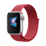Sport Loop Nylon Apricot Band 44mm 40mm For Apple Watch 5/4 Fabric Strap 42mm 38mm For Iphone Series 3/2/1