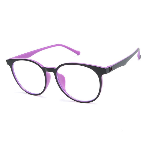 DENISA Blue Light Blocking Glasses Super Light TR90 Frame Eyeglasses Anti Blue Light Lens Computer Glasses Spectacles Frame S813