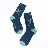 Unisex Painting Style Men Socks 100 Cotton Harajuku Colorful Full Socks Men 1 Pair Gifts Size 35-43
