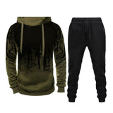 Winter Brand Tracksuit Casual Hoodies For Men Sportswear Two Piece Sets Of Thick Red Sweatshirt + Pants Sport Suit Plus 4XL