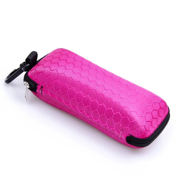 Fashion Newly Protable Rectangle Zipper Sunglasses Hard EyeGlasses Case Protector Box Eyewear Cases Bags