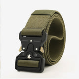 HipHop Street Wear Belt Rollercoaster Metal Button Canvas For Women Men Safety Belts Fashion Rollercoaster High Quality