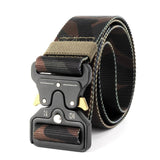 HipHop Street Wear Belt Rollercoaster Metal Button Canvas For Women Men Safety Belts Fashion Rollercoaster High Quality